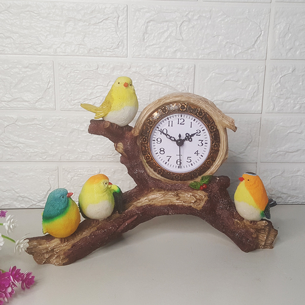 Đồng hồ để bàn đàn chim DH12